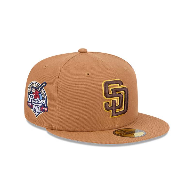 New Era San Diego Pades Color Pack 59FIFTY Fitted Hat-Brown