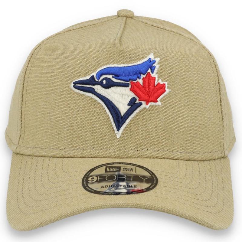 New Era Toronto Blue Jays Logo Essentials A Frame 9FORTY Adjustable Hat