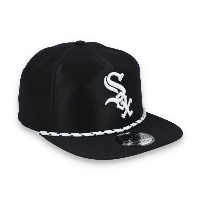 New Era Chicago White Sox Golfer Team Rope Snapback Hat - Black