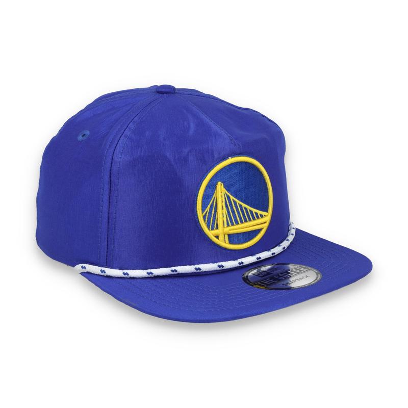 New Era Golden State Warriors Golfer Team Rope Snapback Hat - Blue