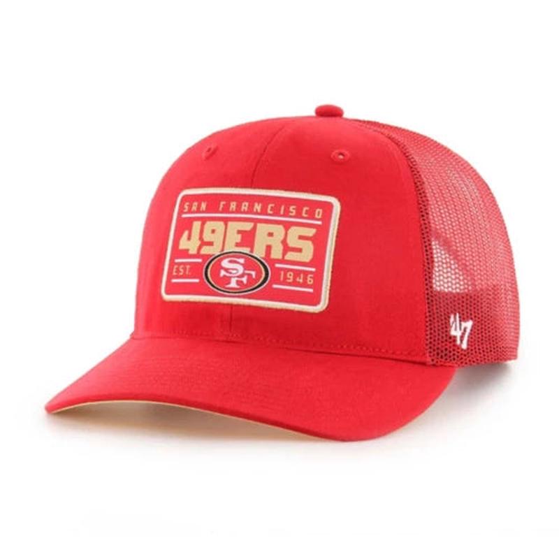 SAN FRANCISCO 49ERS RED HARDLINE 47 TRUCKER RF