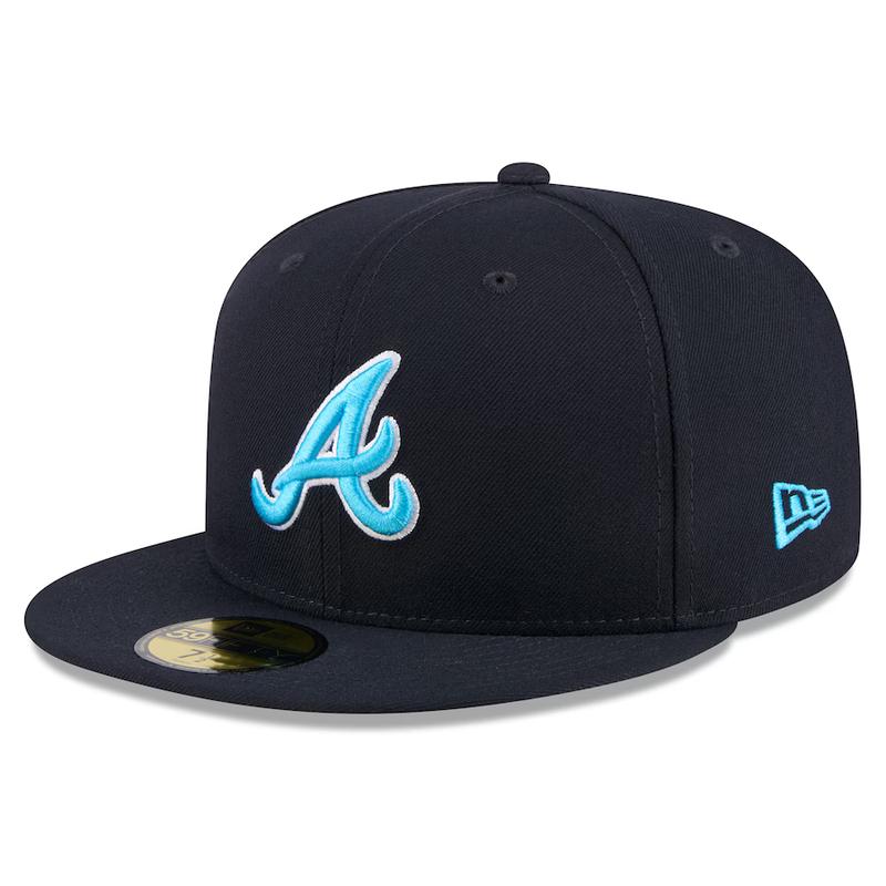 New Era Atlanta Braves 59FIFTY Fitted Hat 2024-Navy