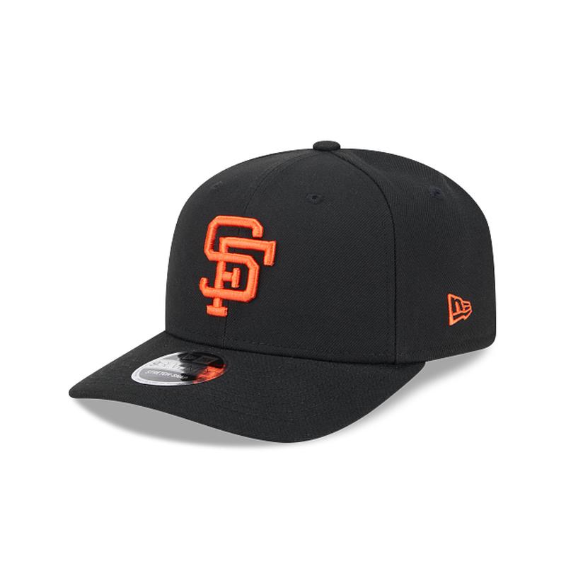 New Era San Francisco Giant Cooperstown 9SEVENTY Adjustable Cap - Black