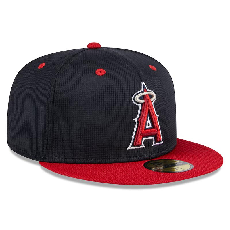New Era Youth Los Angeles Angels Batting Practice 59FIFTY Fitted Hat