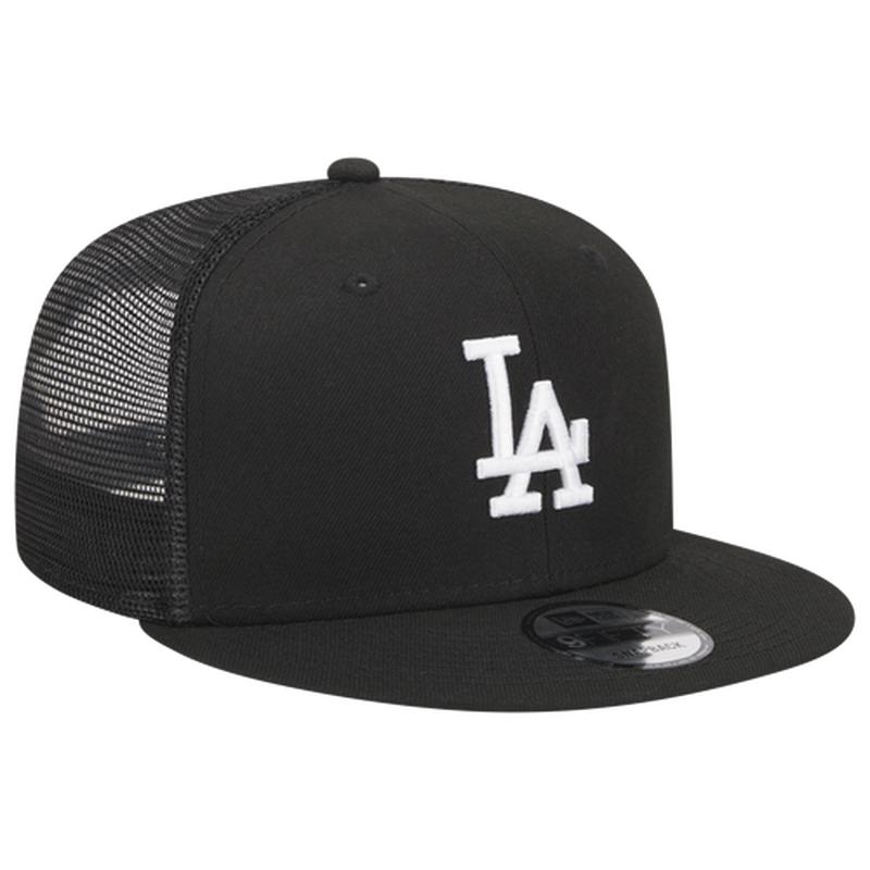 New Era Los Angeles Dodgers 9FIFTYTrucker Snapback Hat-Black/White