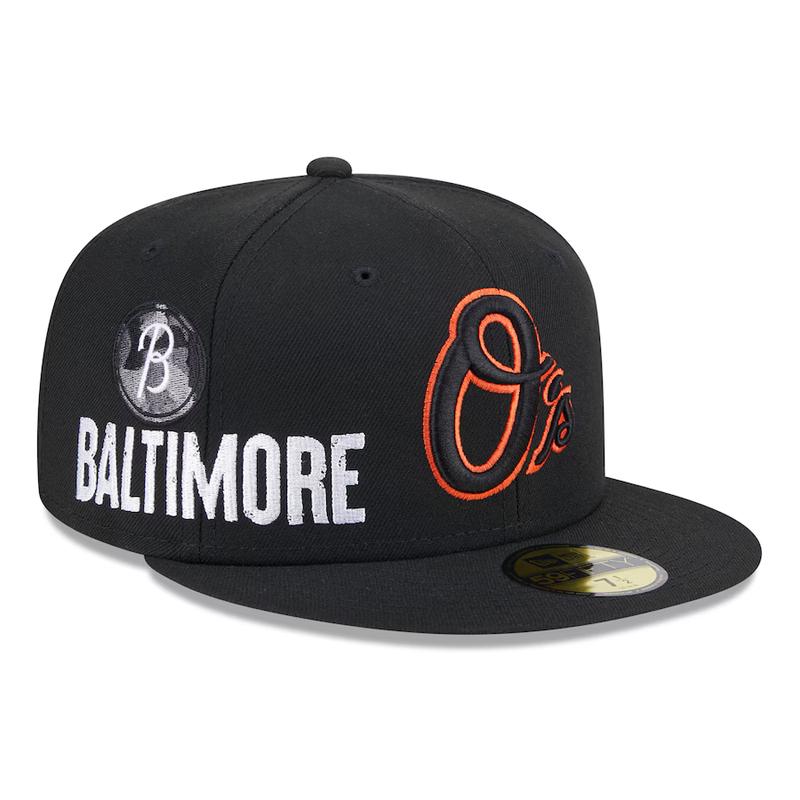 New Era Baltimore Orioles City Connect Icon 2023 59FIFTY Fitted Hat-Black