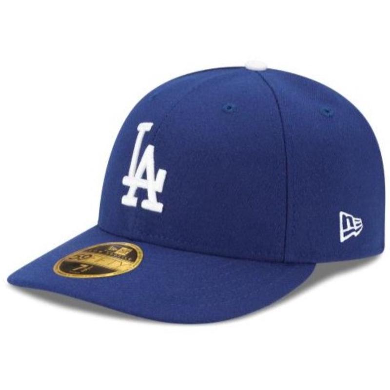 LOS ANGELES DODGER NEW ERA HOME AUTHENTIC COLLECTION 59FIFTY FITTED-ON-FIELD COLLECTION Low Profile -BLUE