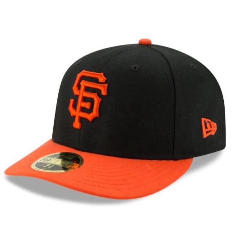 SAN FRANCISCO GIANTS ALTERNATE COLLECTION 59FIFTY FITTED-ON-FIELD COLLECTION LOW Profile -BLACK