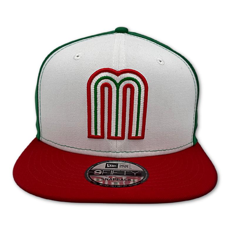 NEW ERA OFFICIAL WBC MEXICO TEAM TRI COLOR 9FIFTY  SNAP BACK HAT