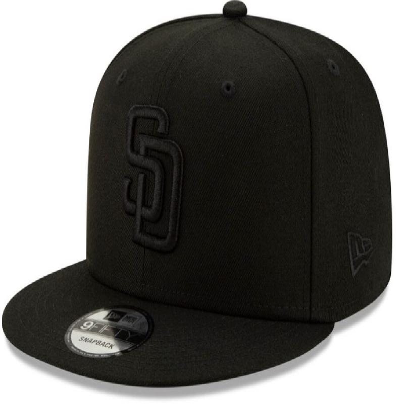San Diego Padres NEW ERA BASIC COLLECTION SNAPBACK 9FIFTY-BLACK AND Black