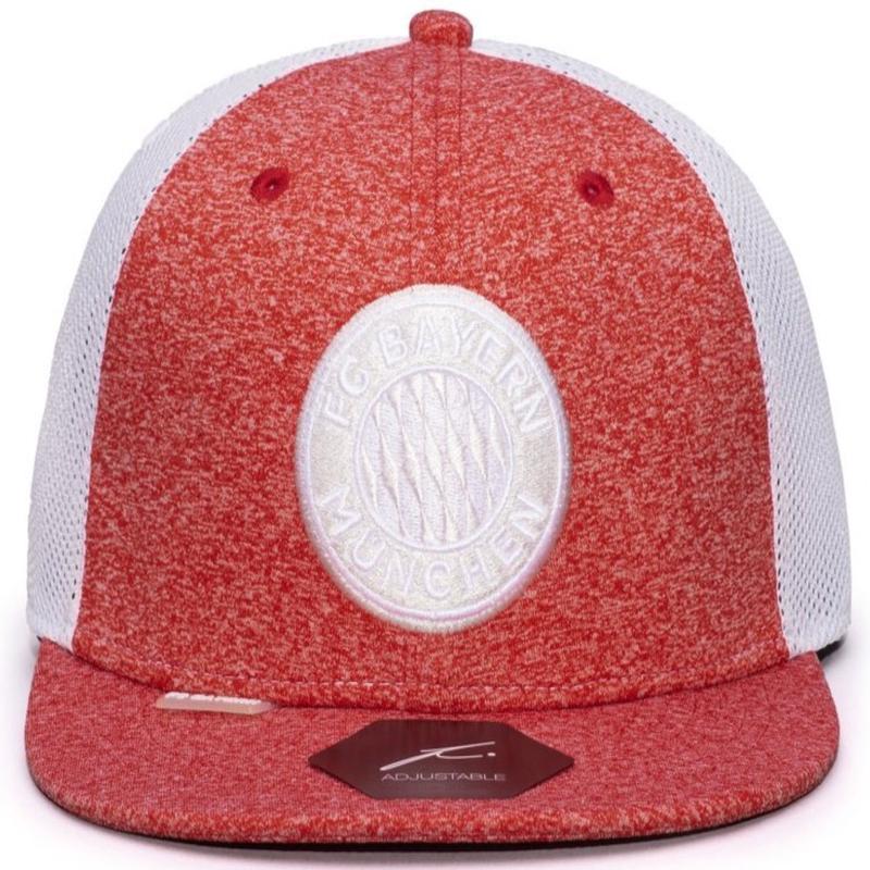 FI COLLECTIONS BAYERN MUNICH DRIBBLING SNAPBACK HAT-RED/WHITE