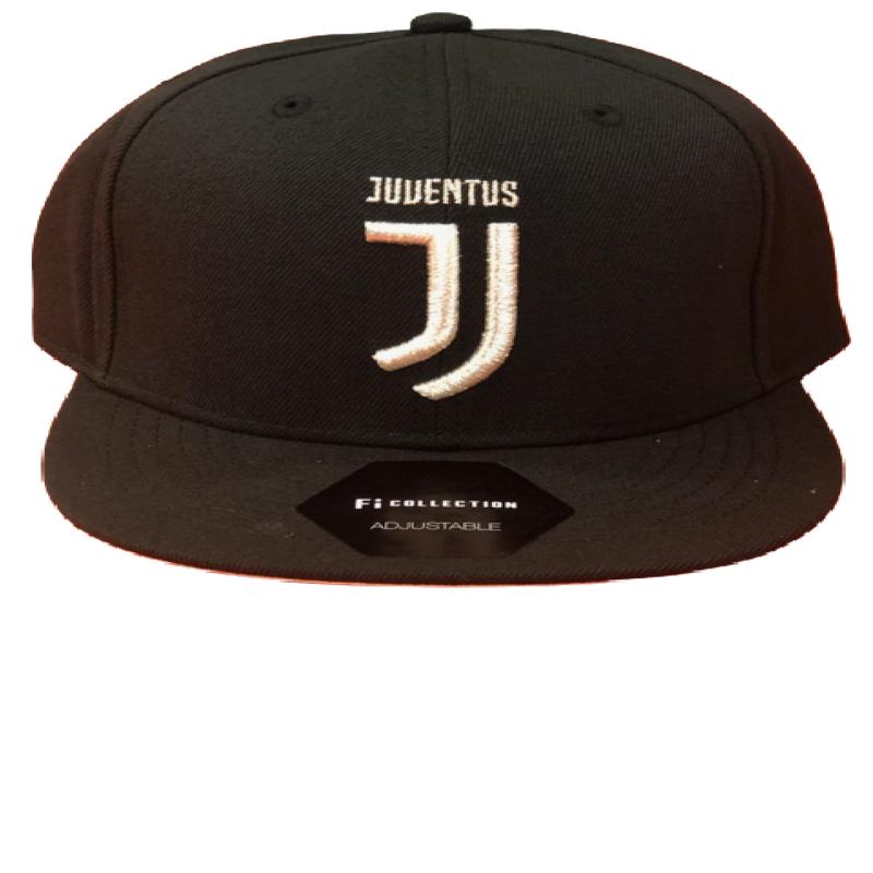 FI COLLECTIONS JUVENTUS GUNNER SNAPBACK HAT-BLACK/GOLD