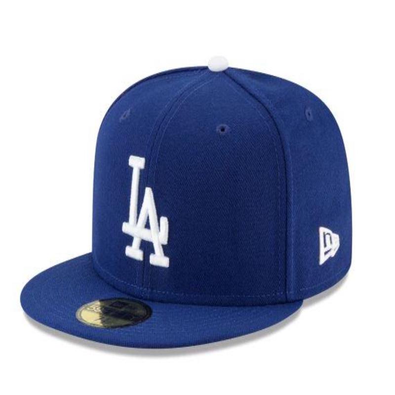 New Era Los Angeles Dodgers Home Authentic Collection 59fifty Fitted-On-Field Collection-Blue