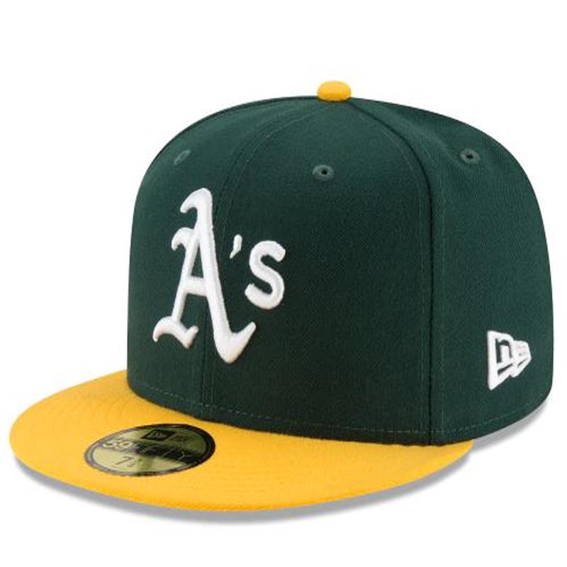 OAKLAND ATHLETICS HOME COLLECTION 59FIFTY FITTED-ON-FIELD COLLECTION-GREEN
