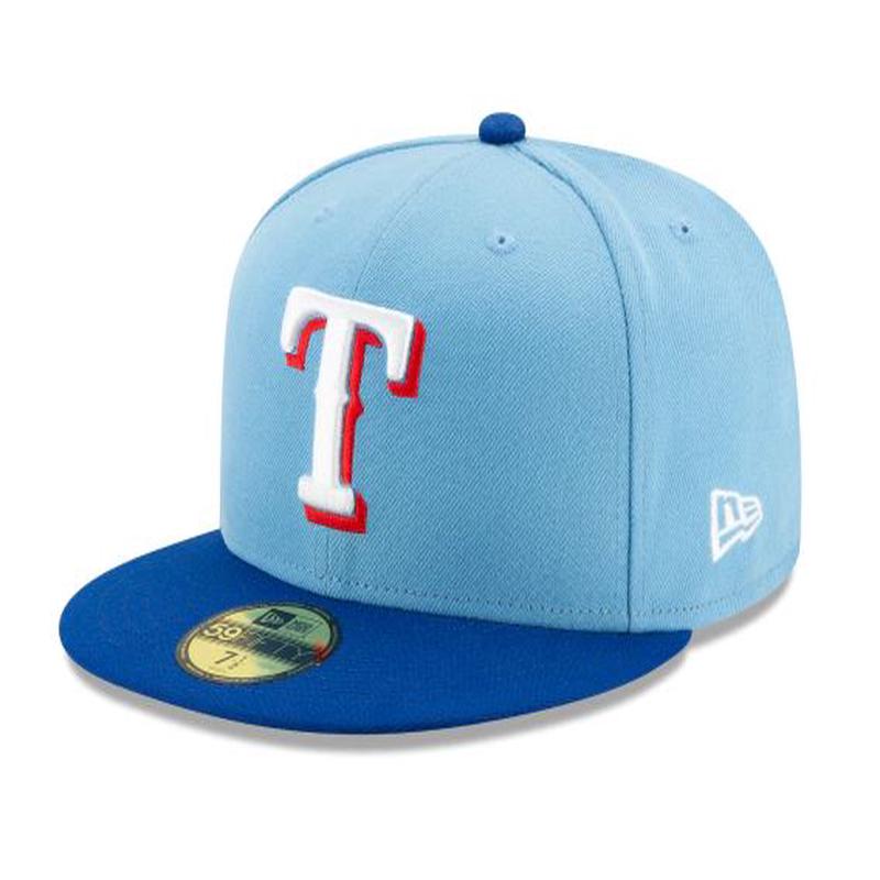 TEXAS RANGERS ALTERNATE 2 COLLECTION 59FIFTY FITTED-ON-FIELD COLLECTION-BLUE